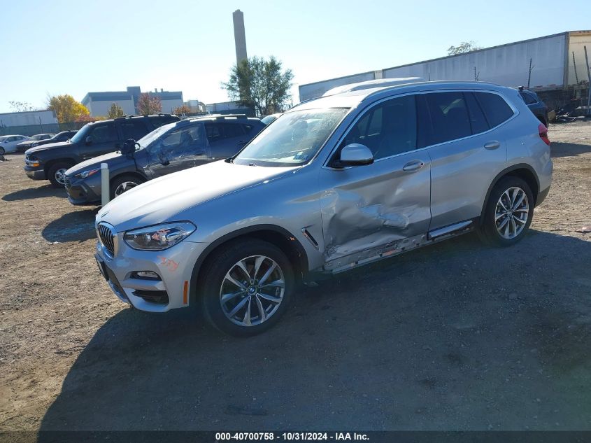 VIN 5UXTR9C5XKLP77428 2019 BMW X3, Xdrive30I no.2