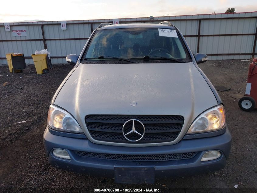 2005 Mercedes-Benz Ml 350 4Matic VIN: 4JGAB57E55A549803 Lot: 40700788