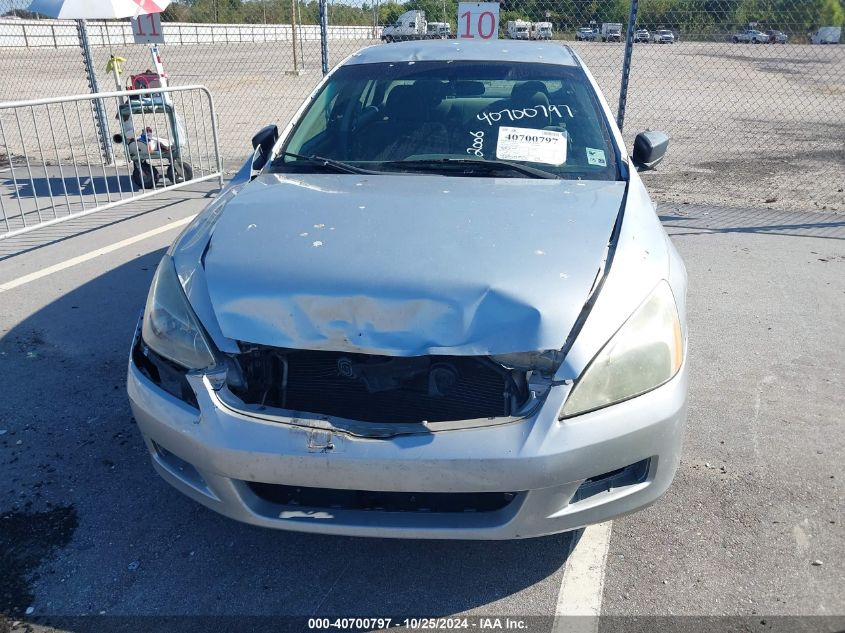 2006 Honda Accord 2.4 Vp VIN: 1HGCM55106A097009 Lot: 40700797