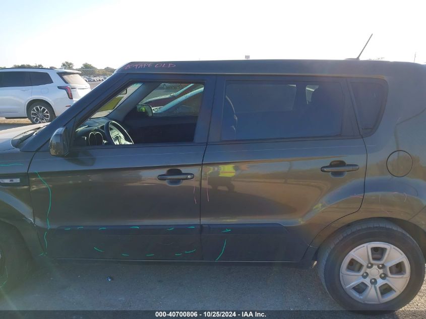 2013 Kia Soul VIN: KNDJT2A59D7515772 Lot: 40700806