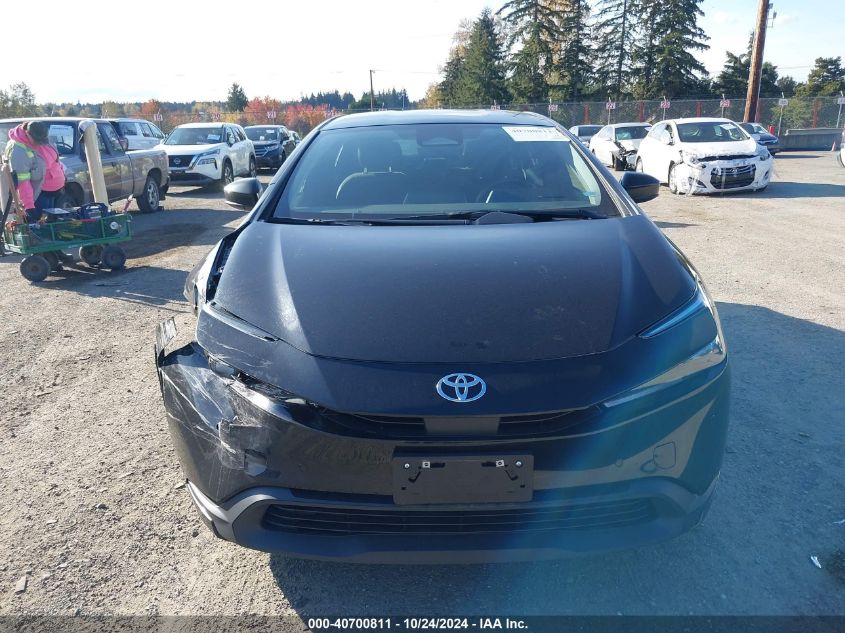 2023 Toyota Prius Le VIN: JTDACAAU0P3005128 Lot: 40700811