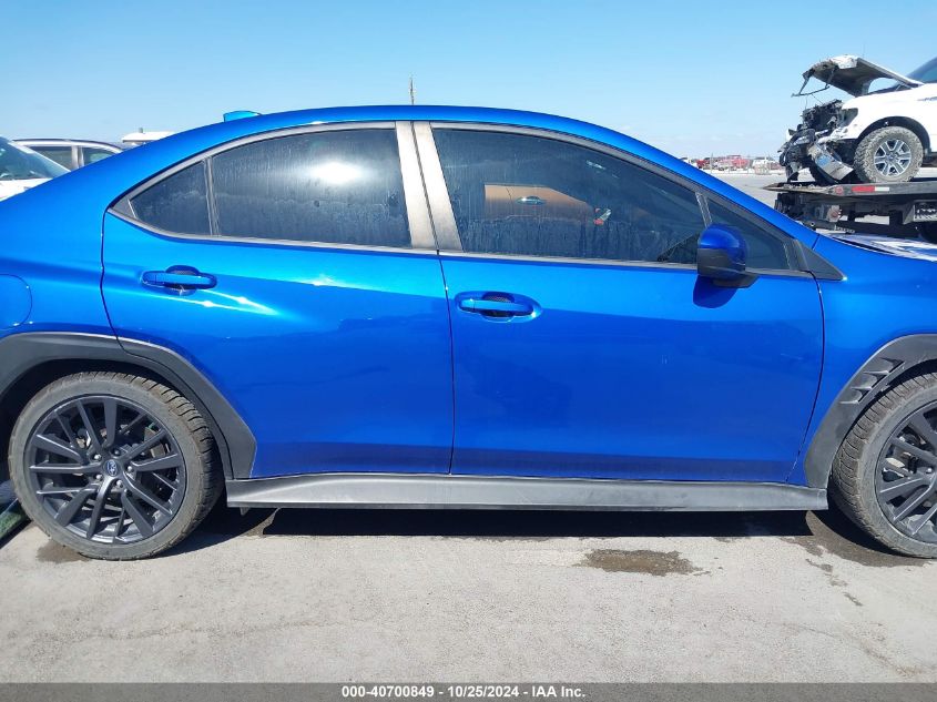 2022 SUBARU WRX VIN: JF1VBAF61N9007775