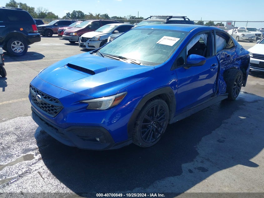 2022 SUBARU WRX VIN: JF1VBAF61N9007775