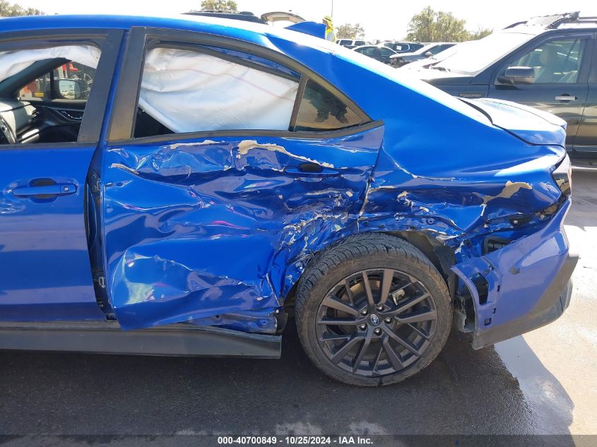 2022 SUBARU WRX VIN: JF1VBAF61N9007775