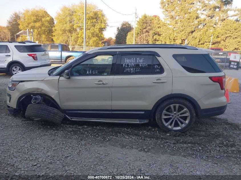 2018 Ford Explorer Xlt VIN: 1FM5K7D86JGC22006 Lot: 40700872