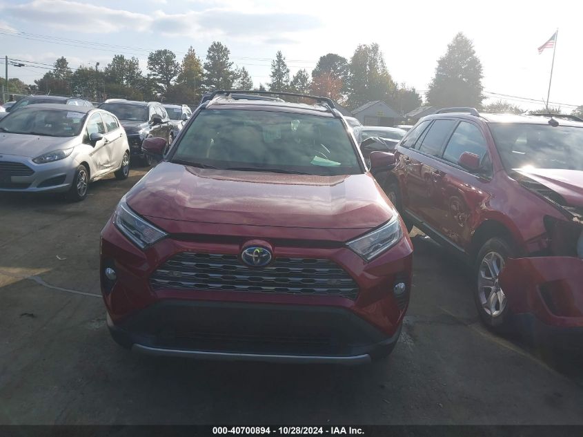 2020 Toyota Rav4 Hybrid Limited VIN: JTMDWRFV1LD071938 Lot: 40700894