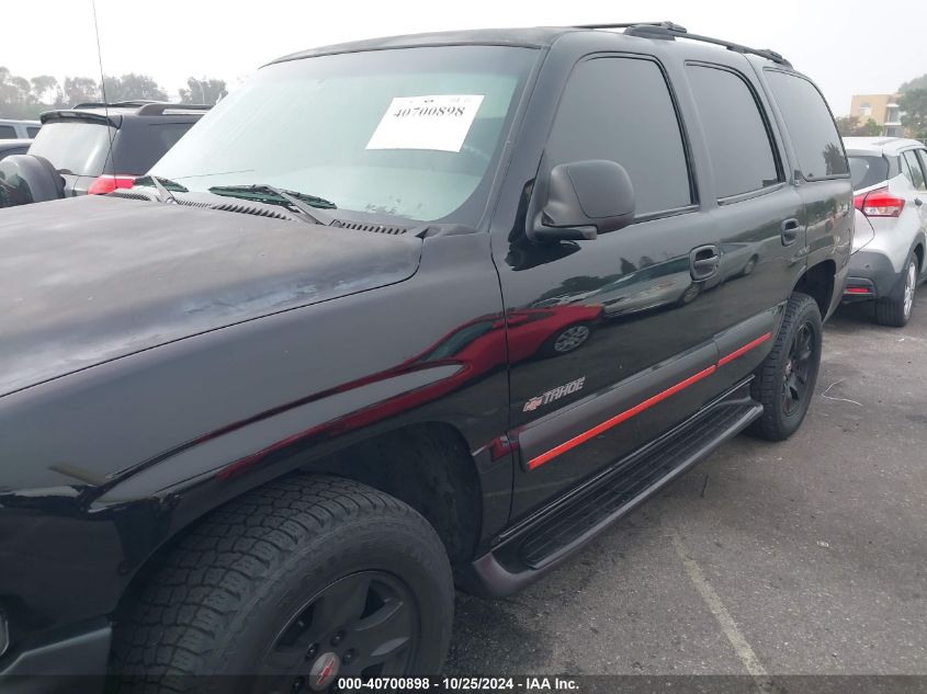 2002 Chevrolet Tahoe Ls VIN: 1GNEC13T82J332541 Lot: 40700898