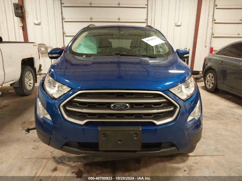 2019 Ford Ecosport Se VIN: MAJ6S3GL8KC257548 Lot: 40700923