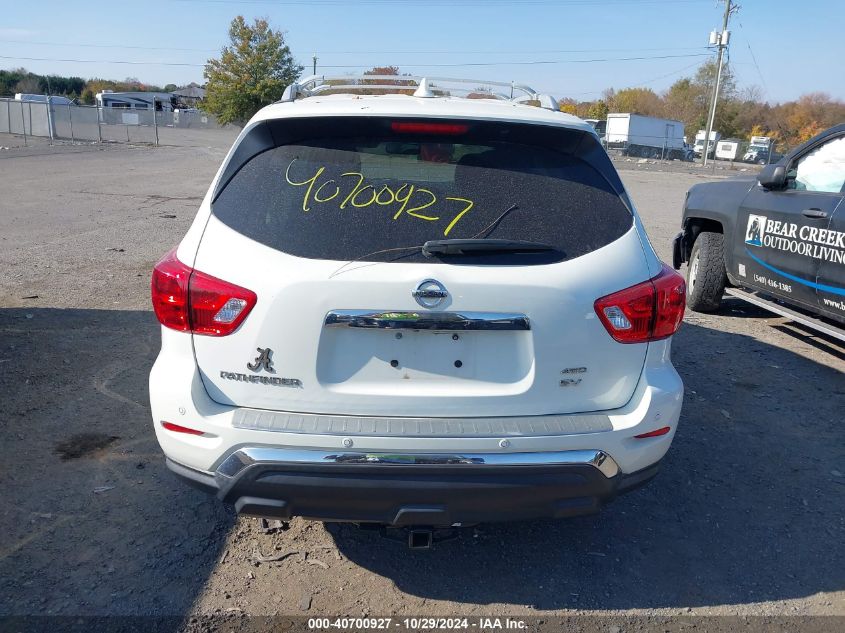 2020 Nissan Pathfinder Sv 4Wd VIN: 5N1DR2BM4LC618813 Lot: 40700927