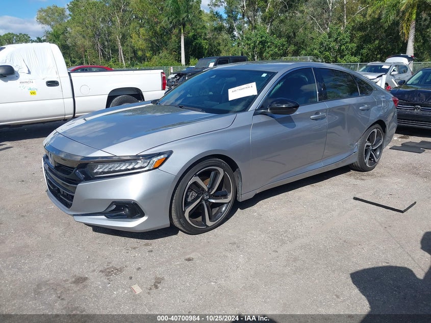 VIN 1HGCV1F34MA023238 2021 HONDA ACCORD SPORT