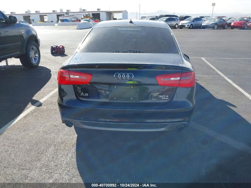 2015 Audi A6 3.0T Premium Plus VIN: WAUHGAFC1FN022197 Lot: 40700992