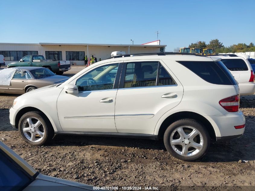 2011 Mercedes-Benz Ml 350 4Matic VIN: 4JGBB8GB0BA708105 Lot: 40701006