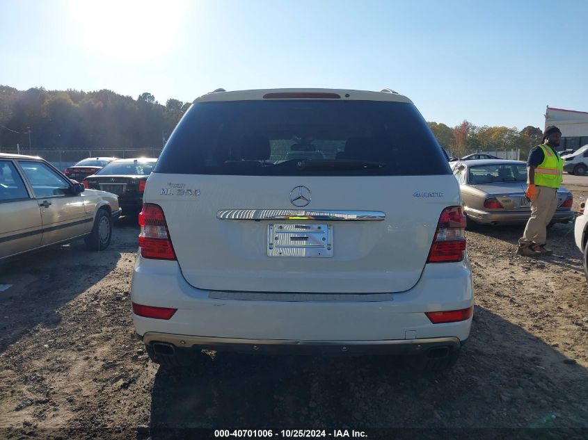 2011 Mercedes-Benz Ml 350 4Matic VIN: 4JGBB8GB0BA708105 Lot: 40701006