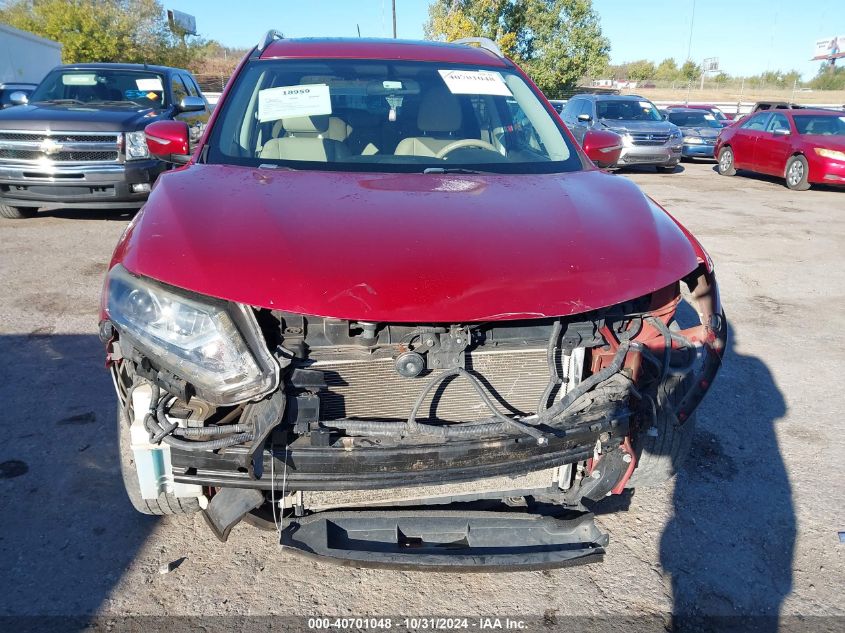 2015 Nissan Rogue Sl VIN: 5N1AT2MVXFC887137 Lot: 40701048