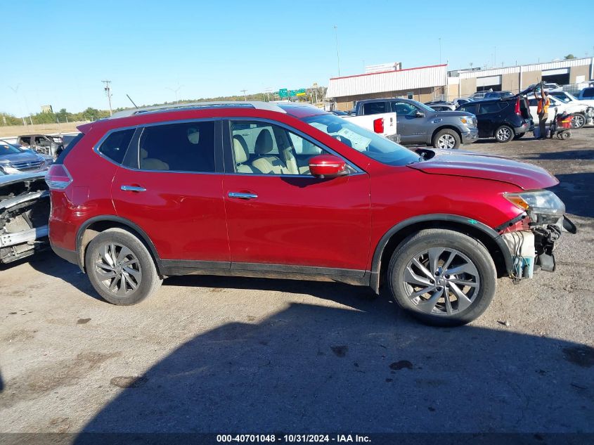 2015 Nissan Rogue Sl VIN: 5N1AT2MVXFC887137 Lot: 40701048