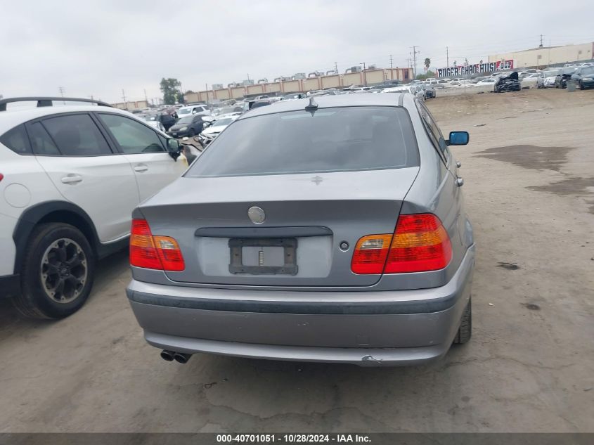 2004 BMW 325I VIN: WBAAZ33454KP87058 Lot: 40701051