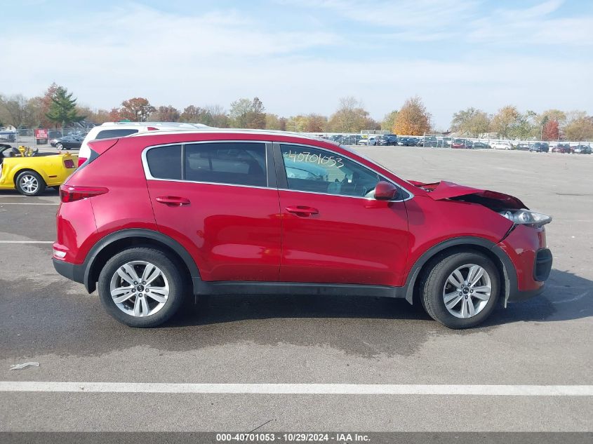 2018 Kia Sportage Lx VIN: KNDPM3AC4J7482610 Lot: 40701053