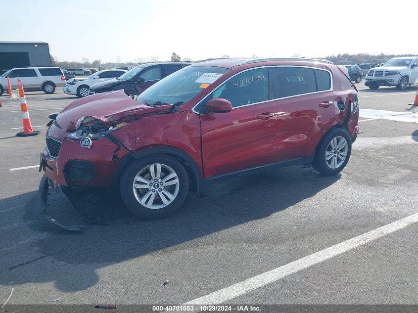 VIN KNDPM3AC4J7482610 2018 KIA SPORTAGE LX
