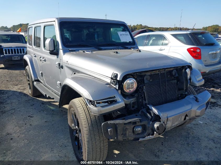 2021 Jeep Wrangler Unlimited High Altitude 4X4 VIN: 1C4HJXEN4MW608247 Lot: 40701064