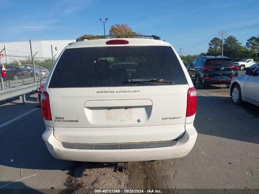 2003 Dodge Grand Caravan Sport VIN: 2D4GP44L43R246813 Lot: 40701068