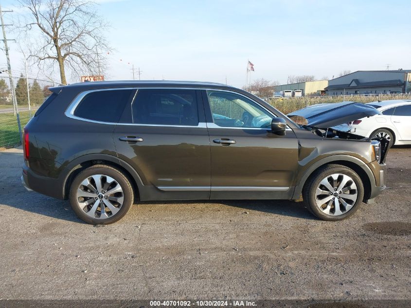 2021 Kia Telluride S VIN: 5XYP6DHC9MG178122 Lot: 40701092