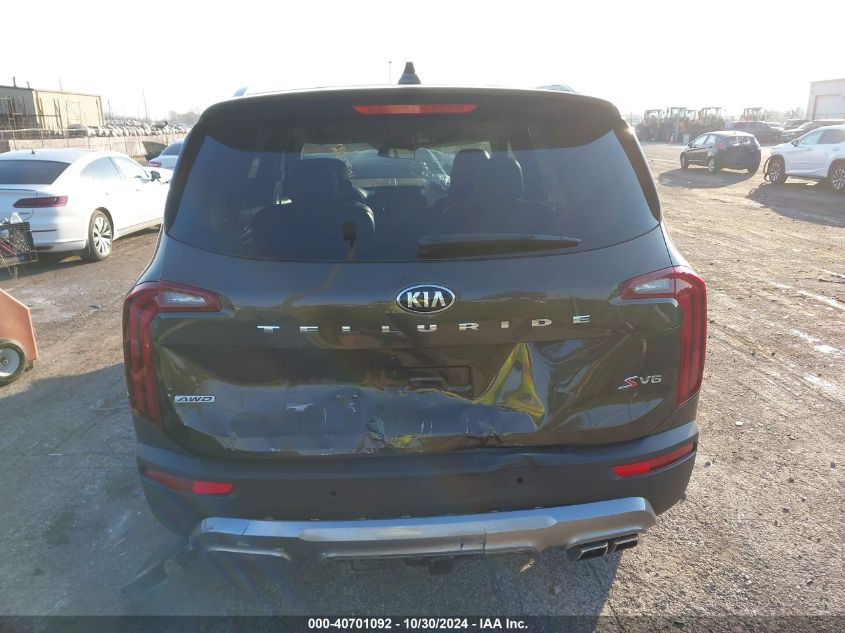 2021 Kia Telluride S VIN: 5XYP6DHC9MG178122 Lot: 40701092