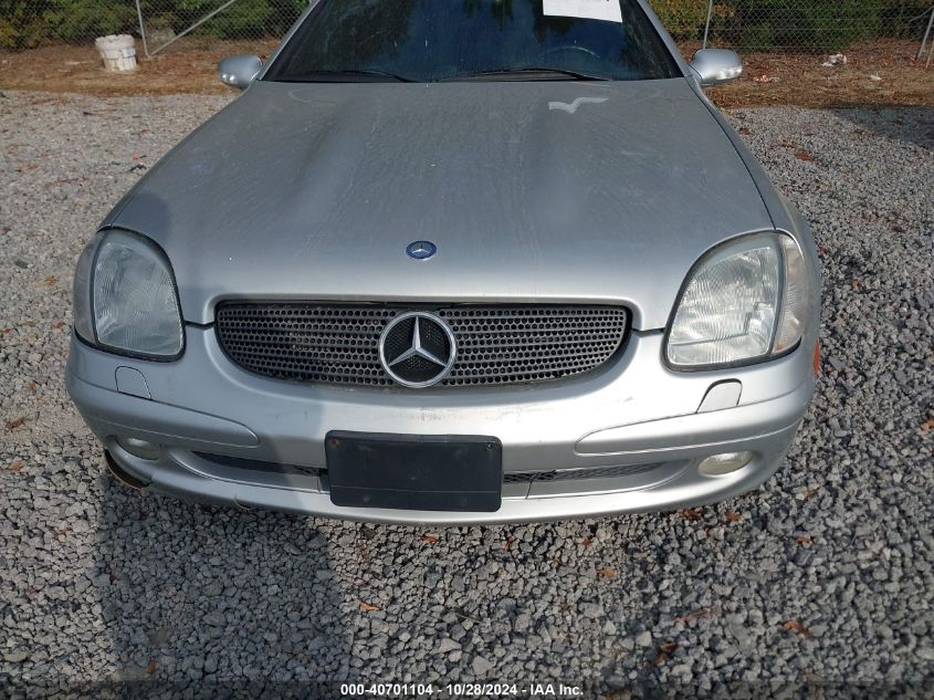 2002 Mercedes-Benz Slk 230 Kompressor VIN: WDBKK49F62F269801 Lot: 40701104