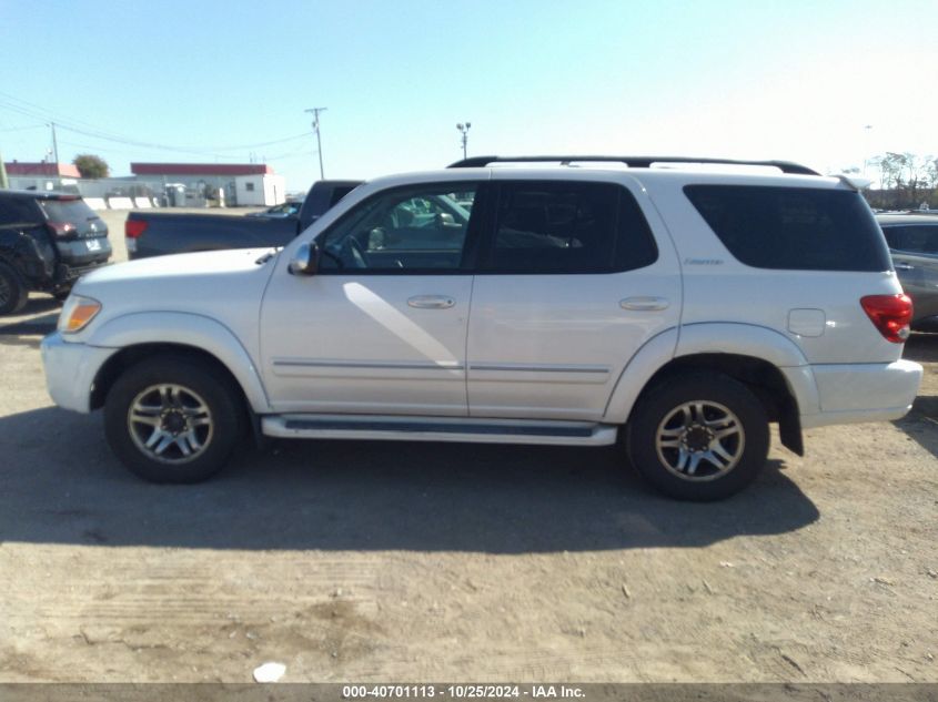 2007 Toyota Sequoia Limited V8 VIN: 5TDBT48A27S282511 Lot: 40701113