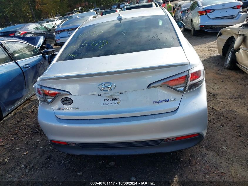 2016 Hyundai Sonata Hybrid Se VIN: KMHE24L18GA022548 Lot: 40701117