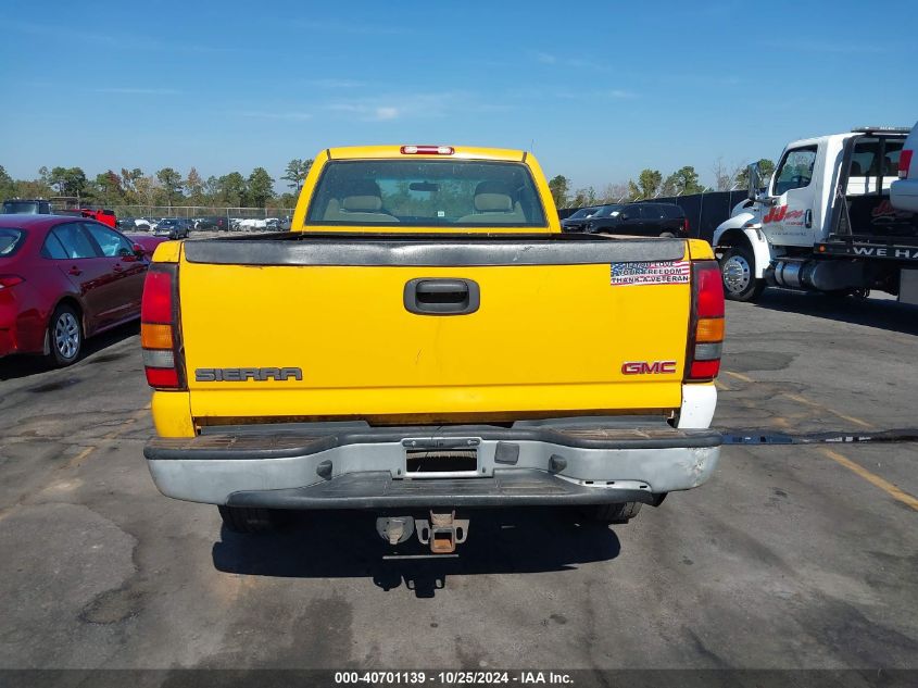 2005 GMC Sierra 2500Hd Work Truck VIN: 1GTHC24U95E250866 Lot: 40701139