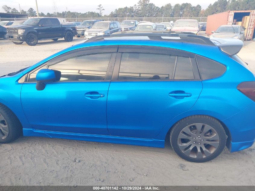 2014 Subaru Impreza 2.0I Sport Premium VIN: JF1GPAL6XE8235150 Lot: 40701142