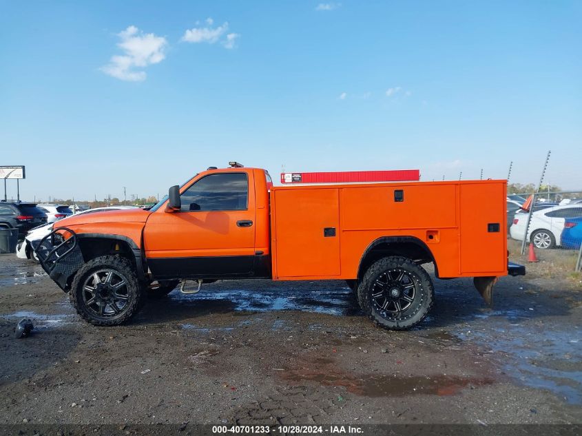 1998 Dodge Ram 3500 St VIN: 3B6MF3667WM282760 Lot: 40701233