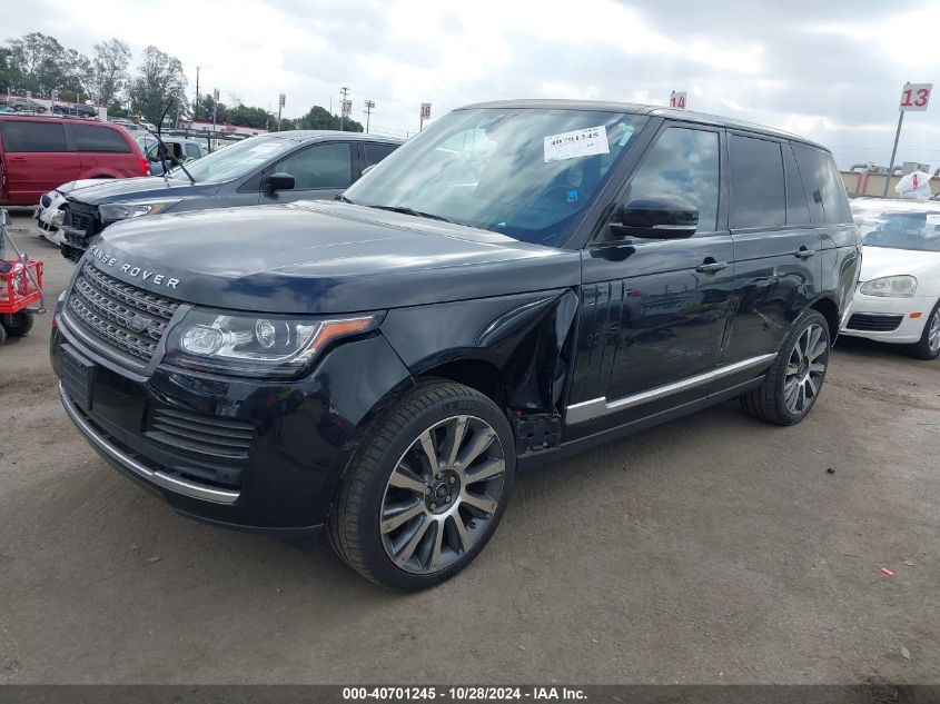 VIN SALGR2VF0FA206329 2015 Land Rover Range Rover,... no.2