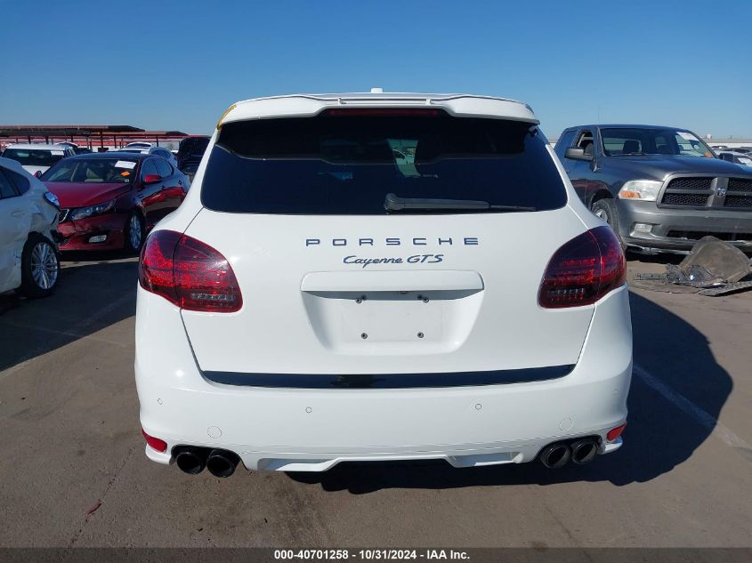 2013 Porsche Cayenne Gts VIN: WP1AD2A21DLA79184 Lot: 40701258