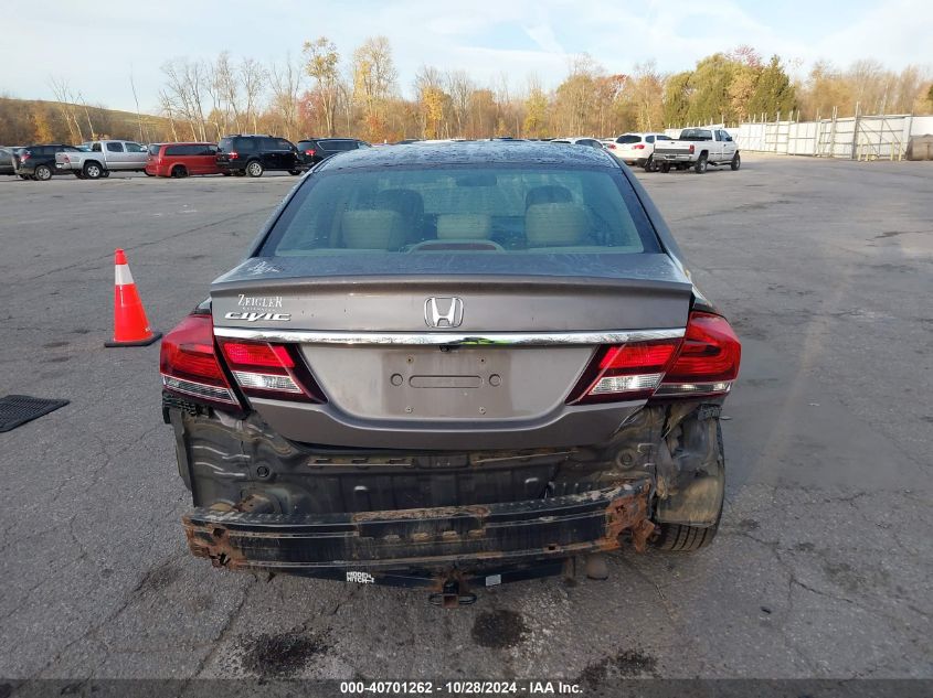 2013 Honda Civic Lx VIN: 19XFB2F56DE053799 Lot: 40701262