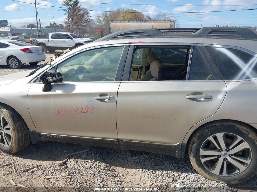 2018 Subaru Outback 2.5I Limited VIN: 4S4BSANC2J3213796 Lot: 40701297