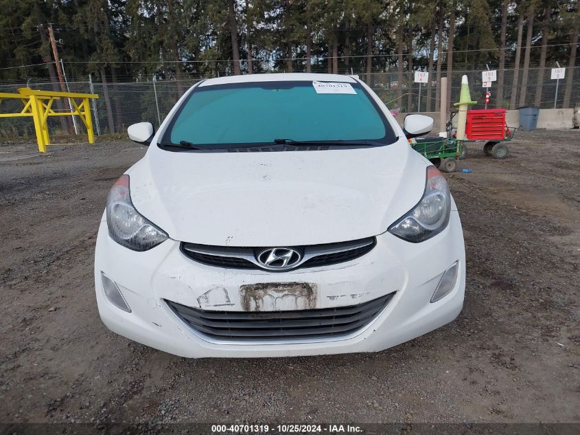 2013 Hyundai Elantra Gls VIN: 5NPDH4AE4DH452991 Lot: 40701319