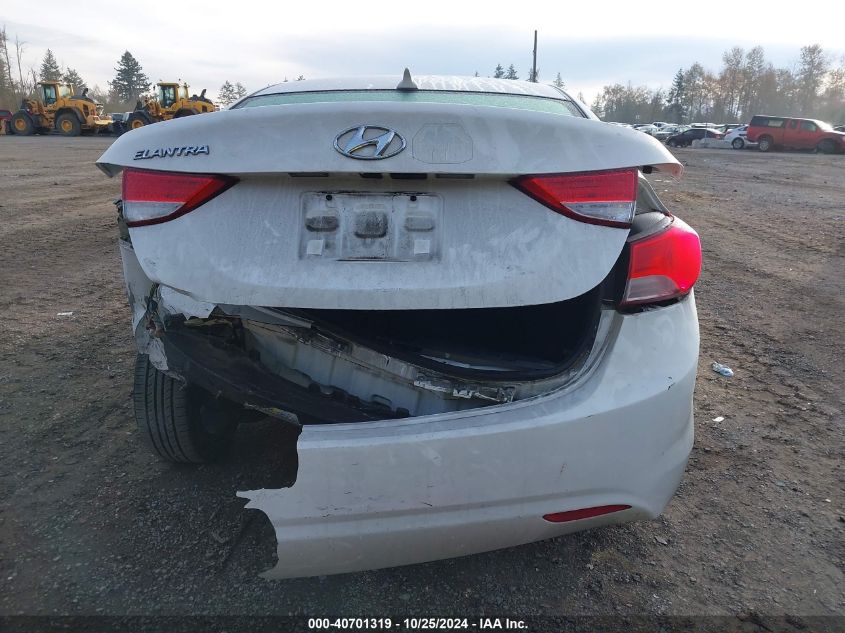 2013 Hyundai Elantra Gls VIN: 5NPDH4AE4DH452991 Lot: 40701319