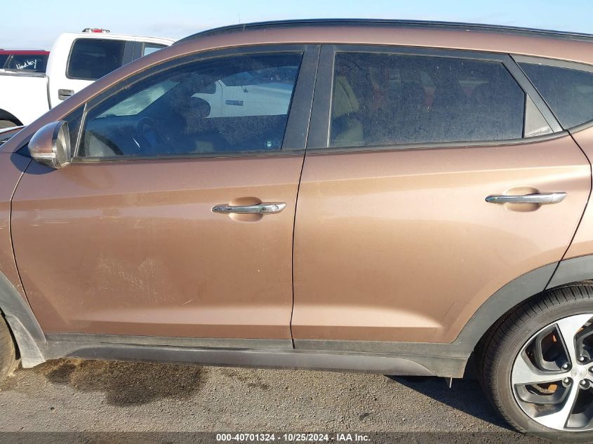 2016 Hyundai Tucson Limited VIN: KM8J33A2XGU097025 Lot: 40701324