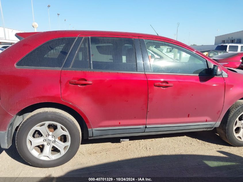 2014 Ford Edge Sel VIN: 2FMDK3JCXEBB37387 Lot: 40701329
