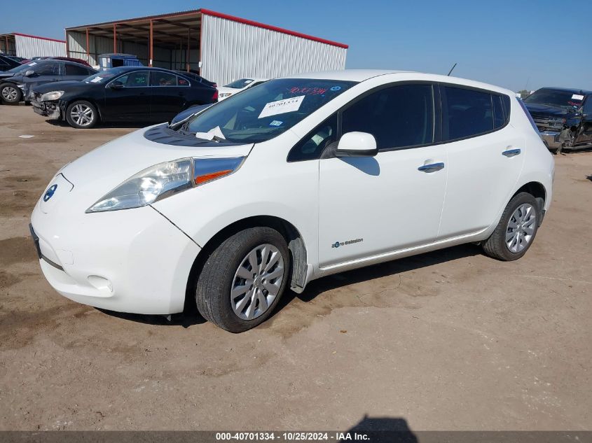 VIN 1N4AZ0CP9FC309496 2015 NISSAN LEAF no.2