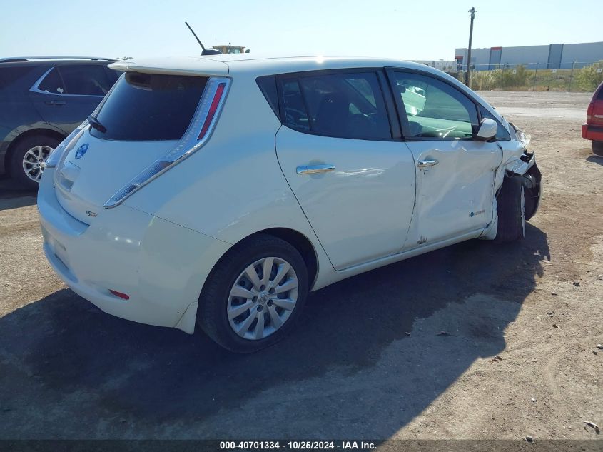 VIN 1N4AZ0CP9FC309496 2015 NISSAN LEAF no.4