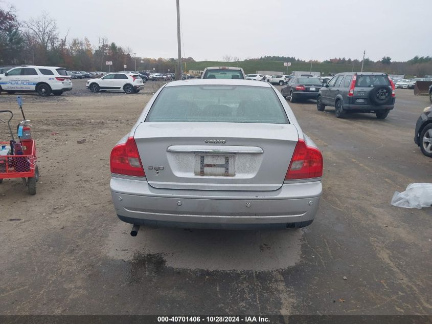 2006 Volvo S80 2.5T VIN: YV1TS592161440508 Lot: 40701406