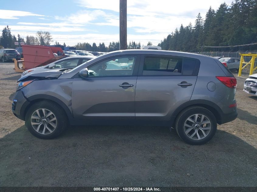 2014 Kia Sportage Lx VIN: KNDPB3AC3E7613358 Lot: 40701407