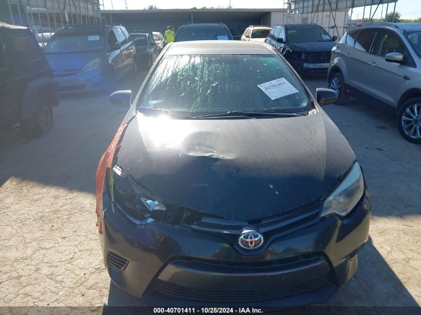 2015 Toyota Corolla Le VIN: 5YFBURHE6FP299610 Lot: 40701411