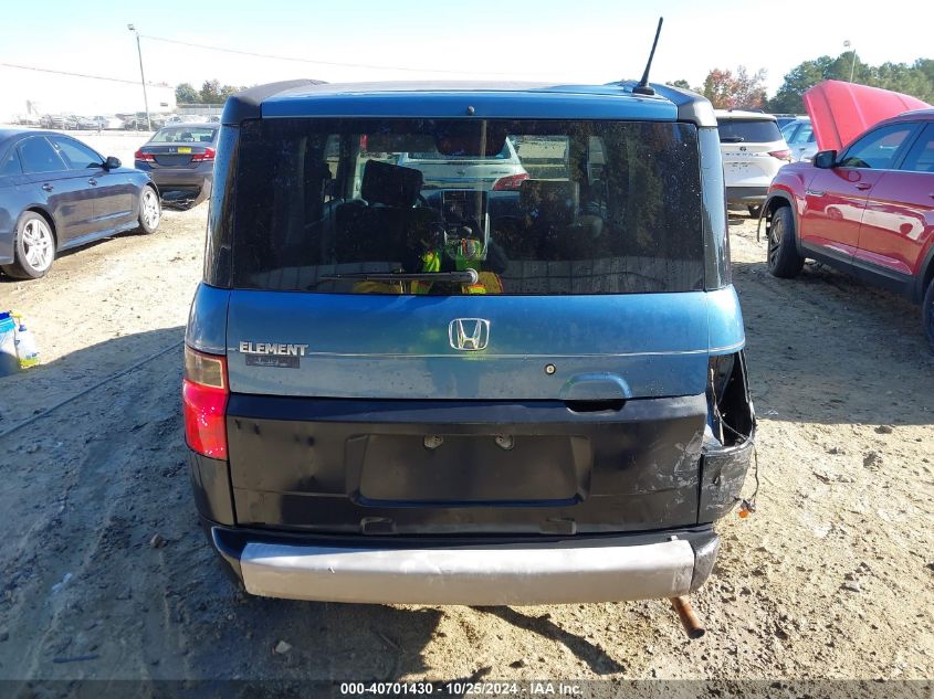 2006 Honda Element Ex VIN: 5J6YH186X6L010739 Lot: 40701430