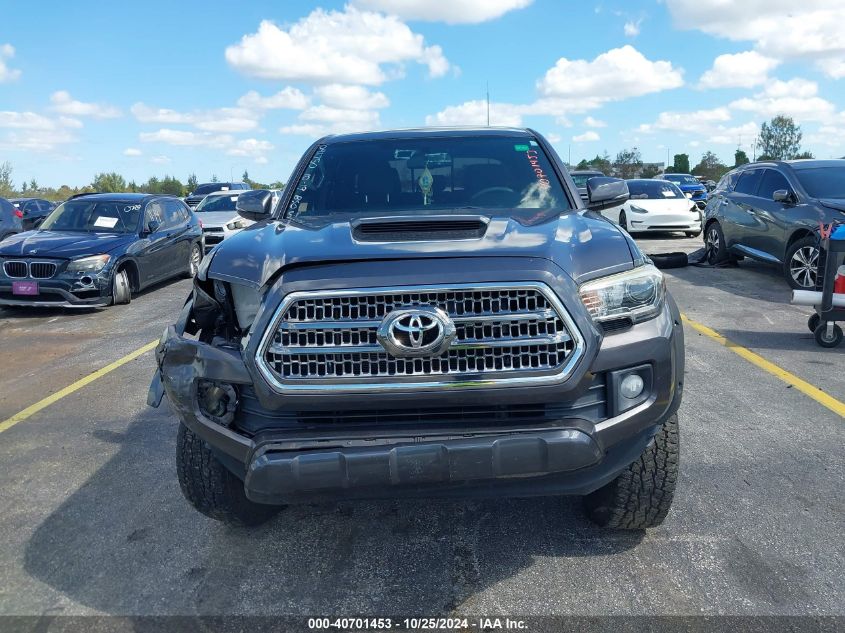 2017 Toyota Tacoma Trd Sport VIN: 5TFCZ5AN5HX091750 Lot: 40701453