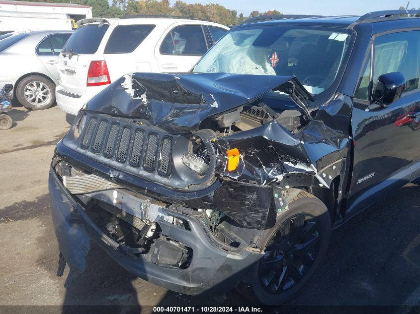 2017 Jeep Renegade Altitude Fwd VIN: ZACCJABB2HPG07618 Lot: 40701471