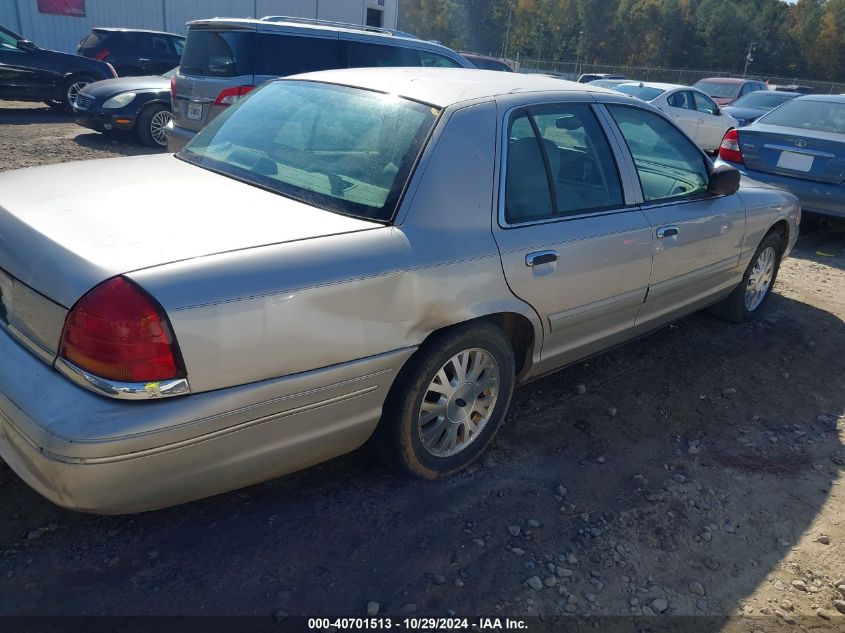 2003 Ford Crown Victoria Lx VIN: 2FAFP74W03X204712 Lot: 40701513