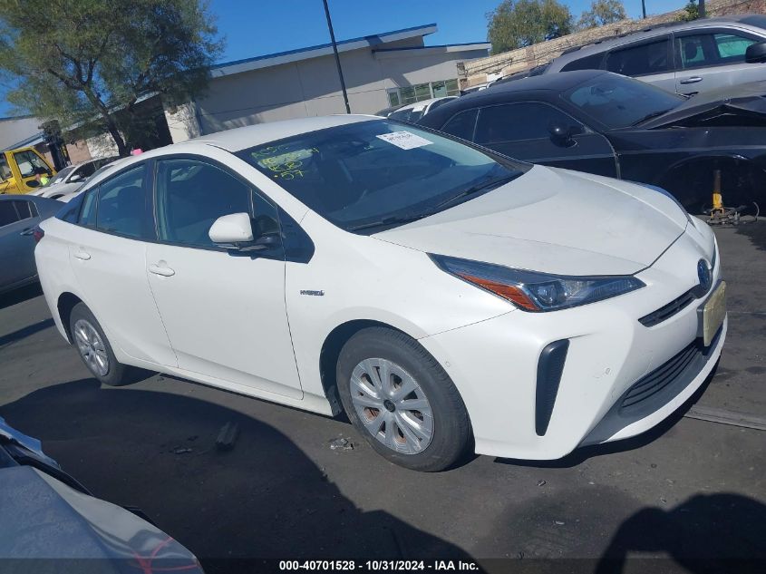 2019 Toyota Prius Le VIN: JTDKARFUXK3081580 Lot: 40701528